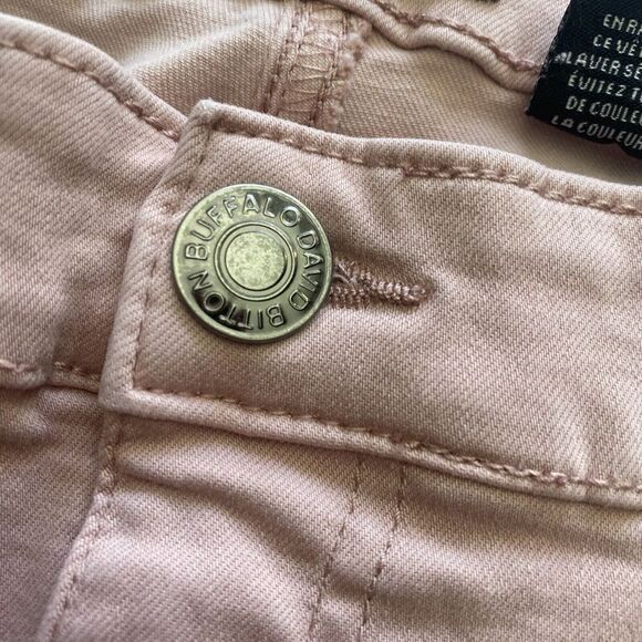 Buffalo David Bitton Women’s AUBREY Mid Rise Pink Ankle Jeans Stretch Size 10/30 - Picture 8 of 16